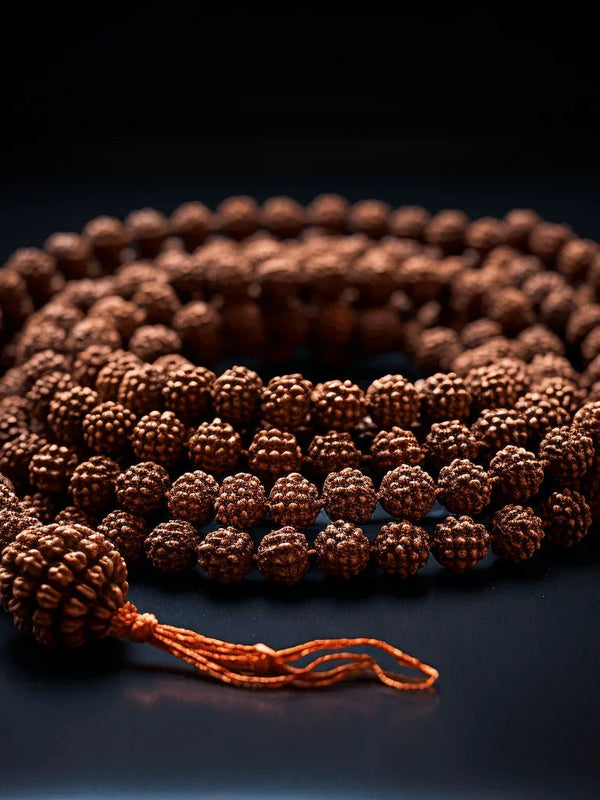 5 Mukhi Rudraksha Mala for Meditation & Harmony | Brahmatells - BrahmatellsStore