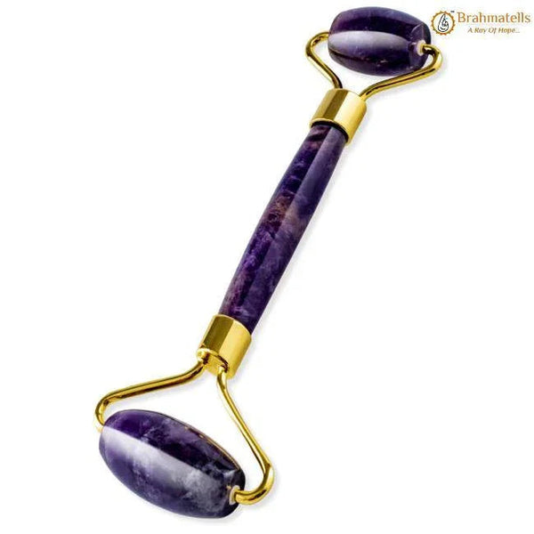 Amethyst Roller Stone for Spiritual Wellness | Brahmatells - BrahmatellsStore