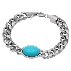 Brahmatells Turquoise Aqua Bracelet: Embrace Jupiter's Wisdom - BrahmatellsStore