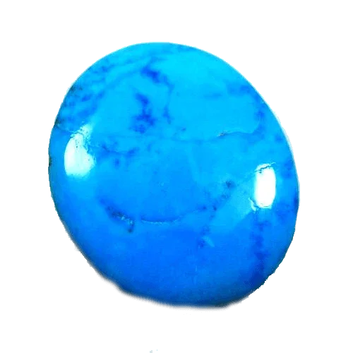 Brahmatells Turquoise Deep-Dodger-Blue: Jupiter's Gem for Clarity and Success - BrahmatellsStore