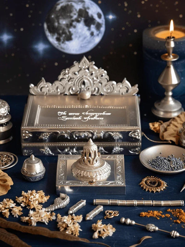 Chandra Puja Ritual Kit: Harness Moon's Energy | Brahmatells - BrahmatellsStore