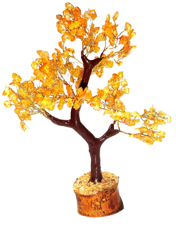 Citrine Vastu Stone Wish Tree Crystal - BrahmatellsStore
