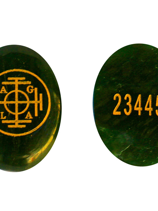 Green Aventurine Tumble With Money Code - BrahmatellsStore
