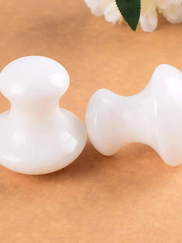 Mushroom Head Jade Massager | Brahmatells - BrahmatellsStore
