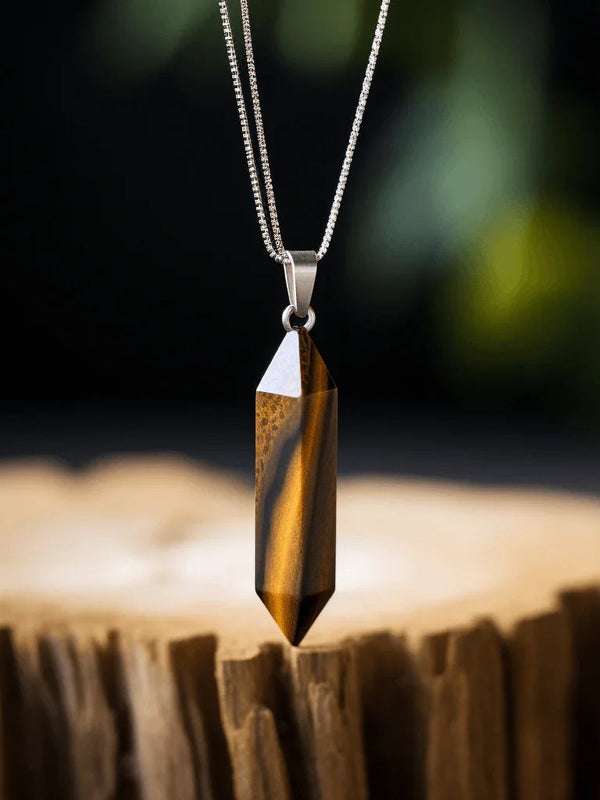 Tiger Eye Pendant for Enhanced Focus & Mental Clarity | Brahmatells - BrahmatellsStore