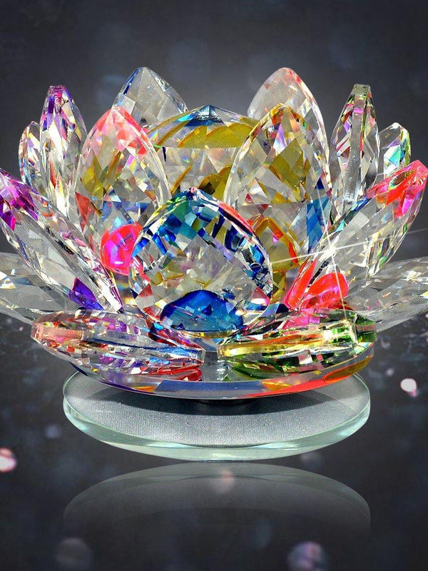 Vastu Lotus Feng Shui Crystal for Prosperity | Brahmatells - BrahmatellsStore