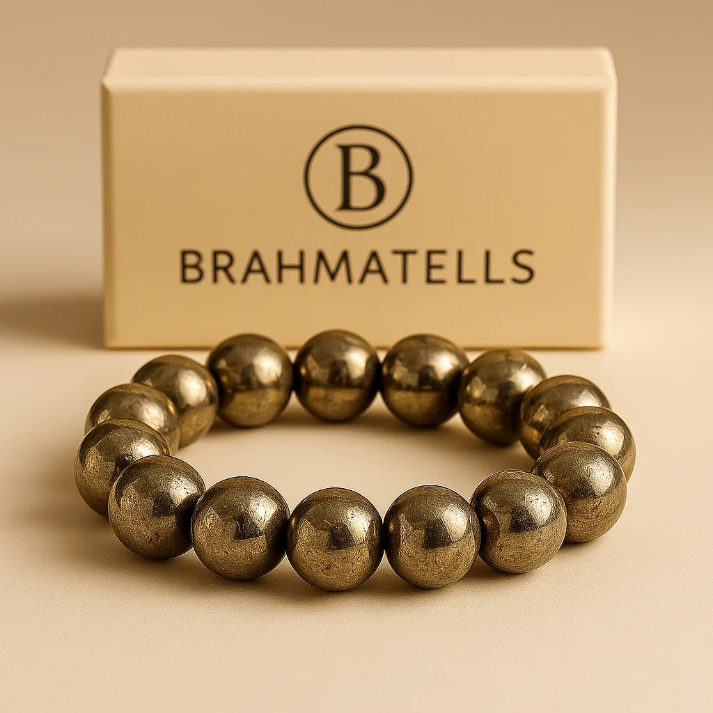 Pyrite Crystal Combo Sets – Bracelet, Ring & More | Brahmatells