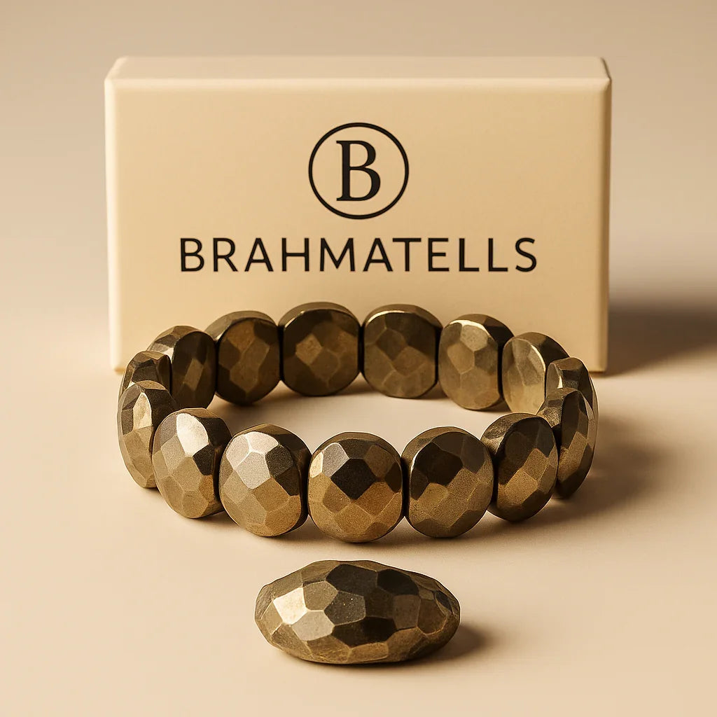 Pyrite Crystal Combo Sets – Bracelet, Ring & More | Brahmatells