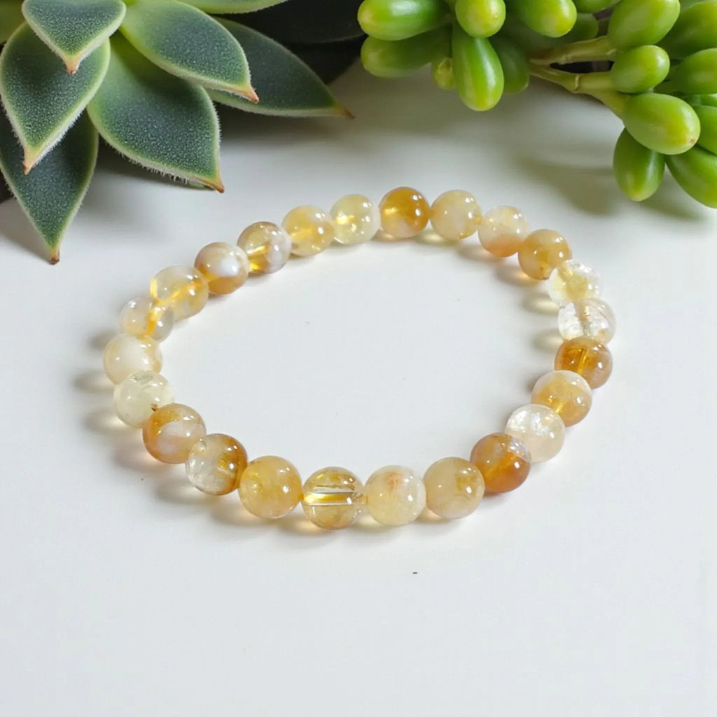 Natural Topaz Bracelet — Elegant Zodiac Accessory