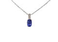 Blue Sapphire Berry-Blue Pendant: Saturn's Elegance | Brahmatells - BrahmatellsStore