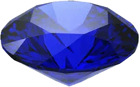 Blue Sapphire deep-blue-round BTBS110GSM - BrahmatellsStore