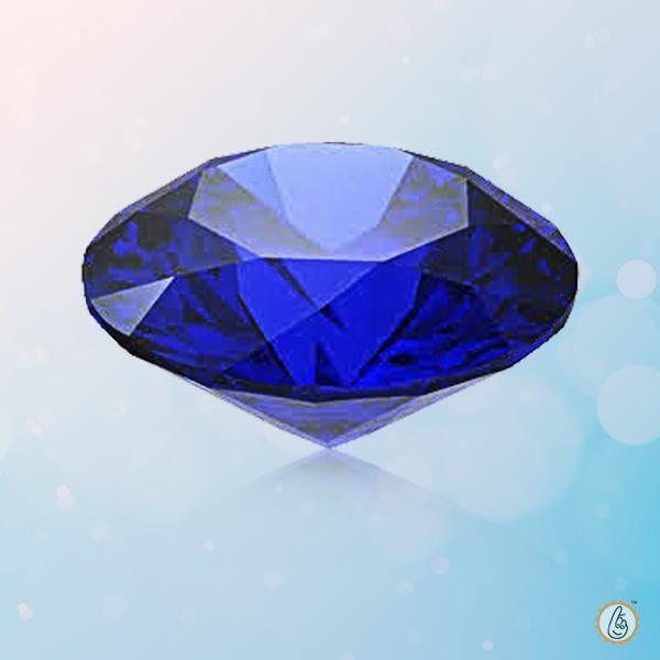 Blue Sapphire deep-blue-round BTBS110GSM - BrahmatellsStore
