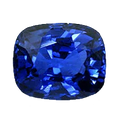 Blue Sapphire deep-blue-square BTBS114GSM - BrahmatellsStore