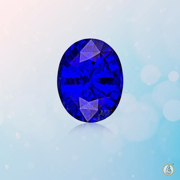 Blue Sapphire oval BTBS127GSM - BrahmatellsStore