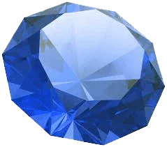 Blue Sapphire Round BTBS111GSM - BrahmatellsStore
