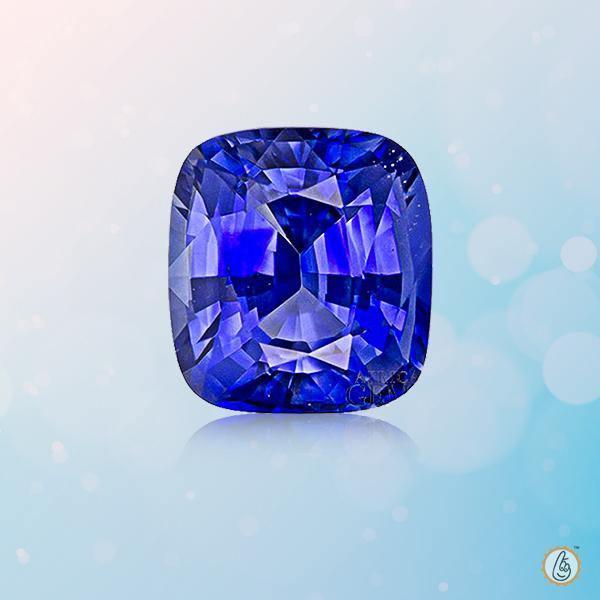 Blue Sapphire soft-edge square BTBS125GSM - BrahmatellsStore