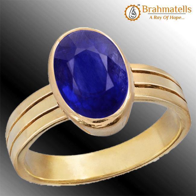 Brahmatells Indian Blue Sapphire - Neelam: A Saturn-Inspired Astrological Gem - BrahmatellsStore