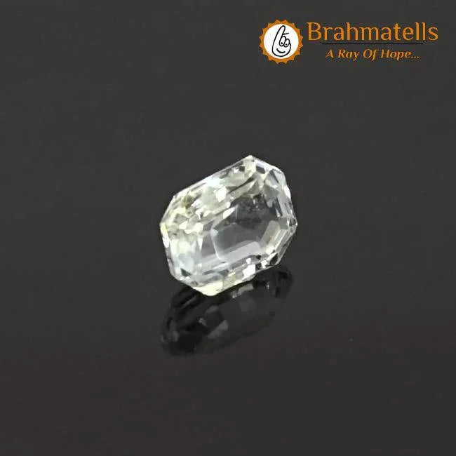 Brahmatells White Sapphire (Burma): Radiance for Success and Well-being - BrahmatellsStore