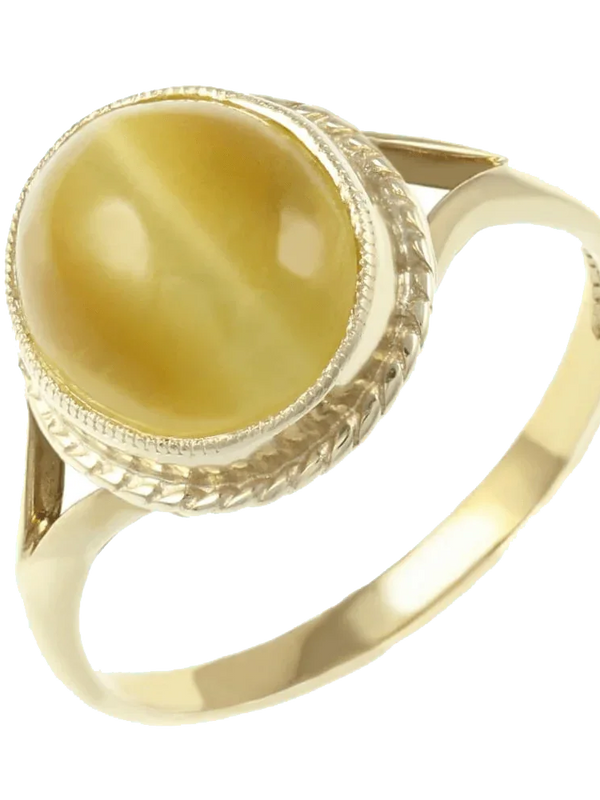 Cats Eye Golden-Beige Gemstone - Ketu's Harmony | Brahmatells - BrahmatellsStore