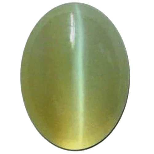 Cats Eye (Lehsunia) Pistachio-Green Gemstone - Brahmatells - BrahmatellsStore