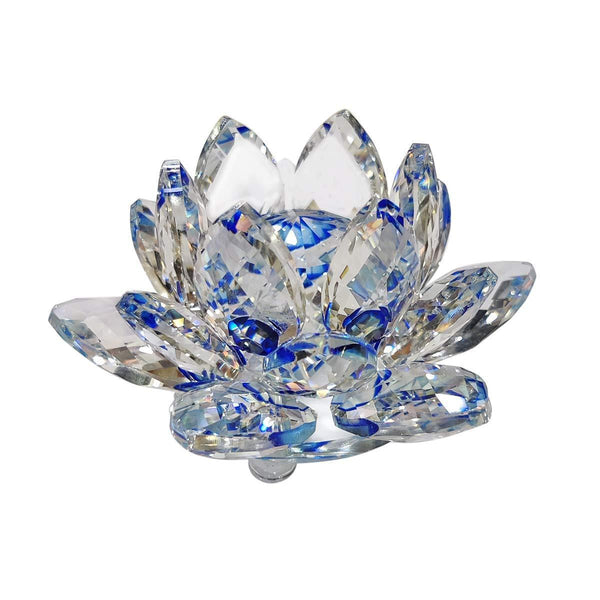Crystal Lotus Flower - Vastu & Reiki Energized for Prosperity | Brahmatells - BrahmatellsStore