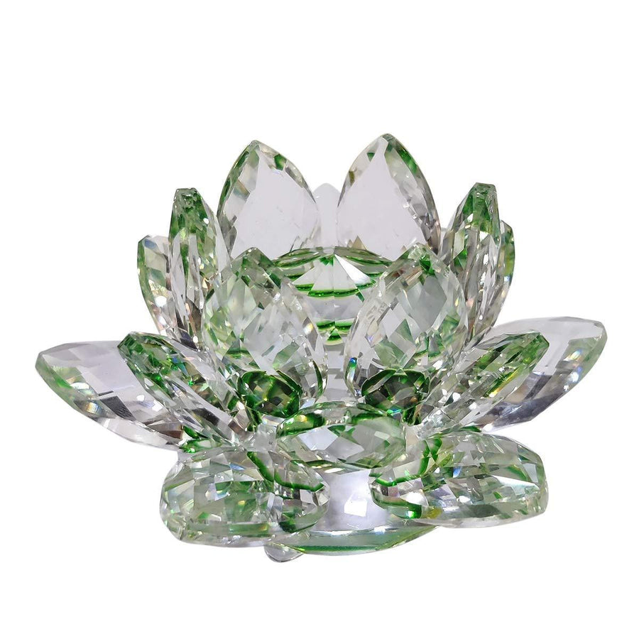 Crystal Lotus Flower - Vastu & Reiki Energized for Prosperity | Brahmatells - BrahmatellsStore