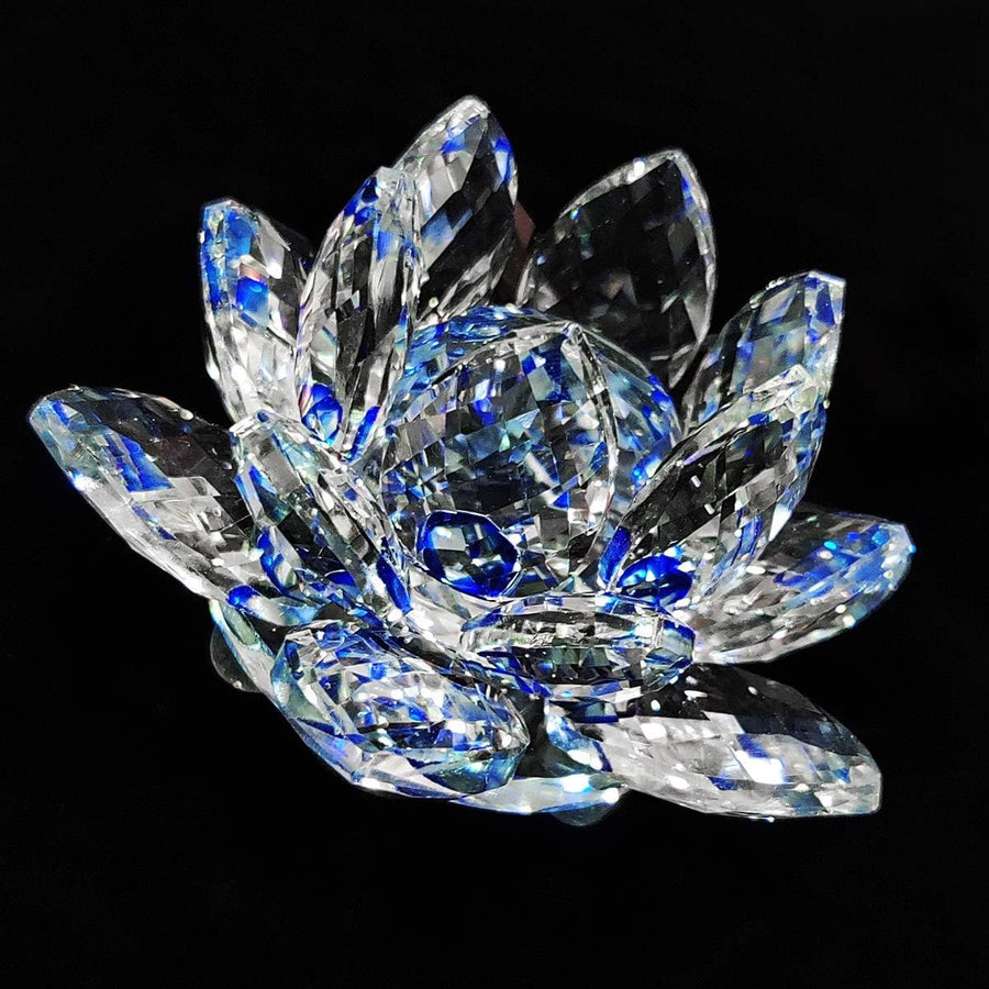 Crystal Lotus Flower - Vastu & Reiki Energized for Prosperity | Brahmatells - BrahmatellsStore