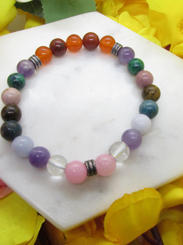 Energized Weight Loss Crystal Bracelet | Brahmatells Wellness Collection - BrahmatellsStore