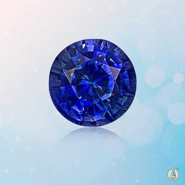 kashmiri Blue Sapphire admiral-blue BTBS117GSM - BrahmatellsStore