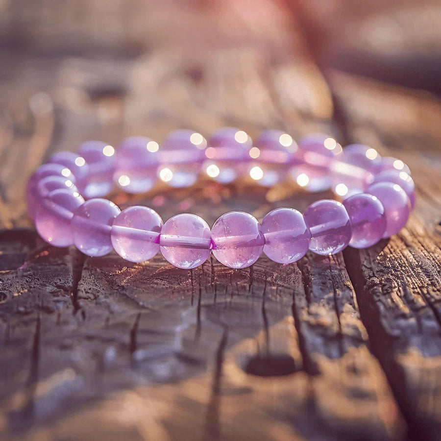 Kunzite Bracelet for Emotional Balance | Brahmatells - BrahmatellsStore