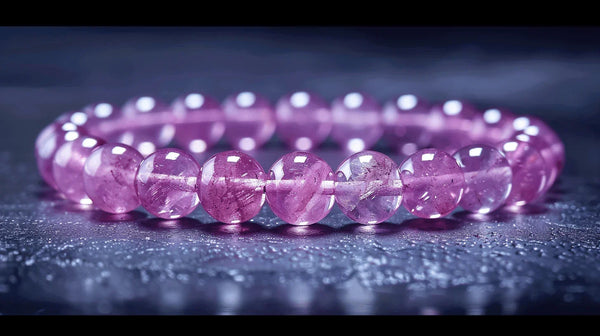 Kunzite Bracelet for Emotional Balance | Brahmatells - BrahmatellsStore