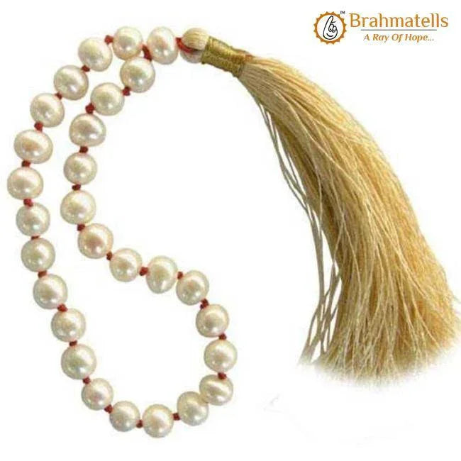 Pearl Japa Mala for Moon Harmony | Brahmatells - BrahmatellsStore