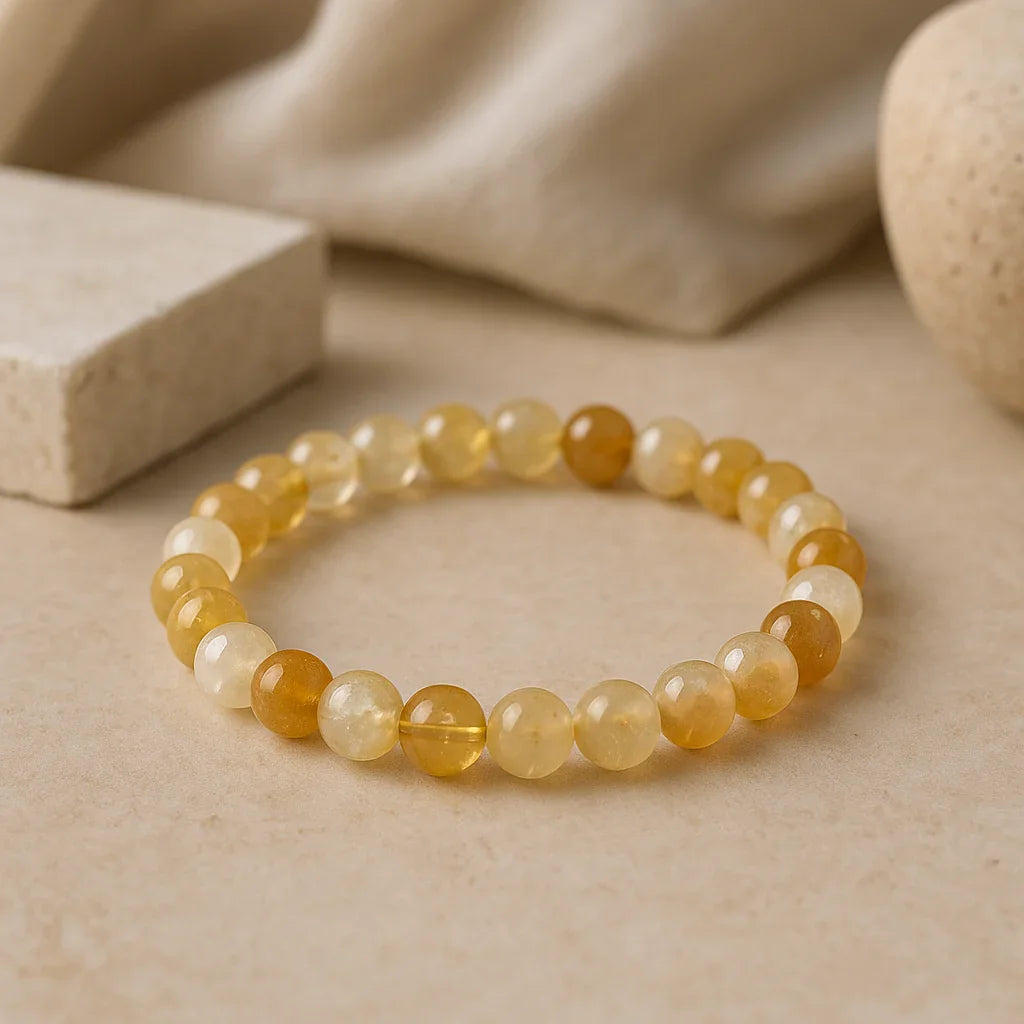 Natural Topaz Bracelet — Elegant Zodiac Accessory